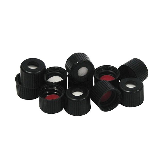 Chromatography Research Supplies 8 mm Preassembled Screwcap w/ PTFE/Silicone Seal (100/pk)